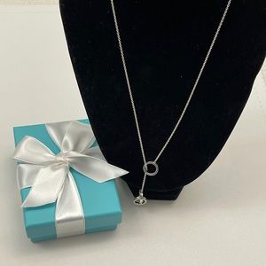 🌟HP🌟Authentic Very Rare Tiffany&Co. 1837 Interlocking Circles Lariat Necklace